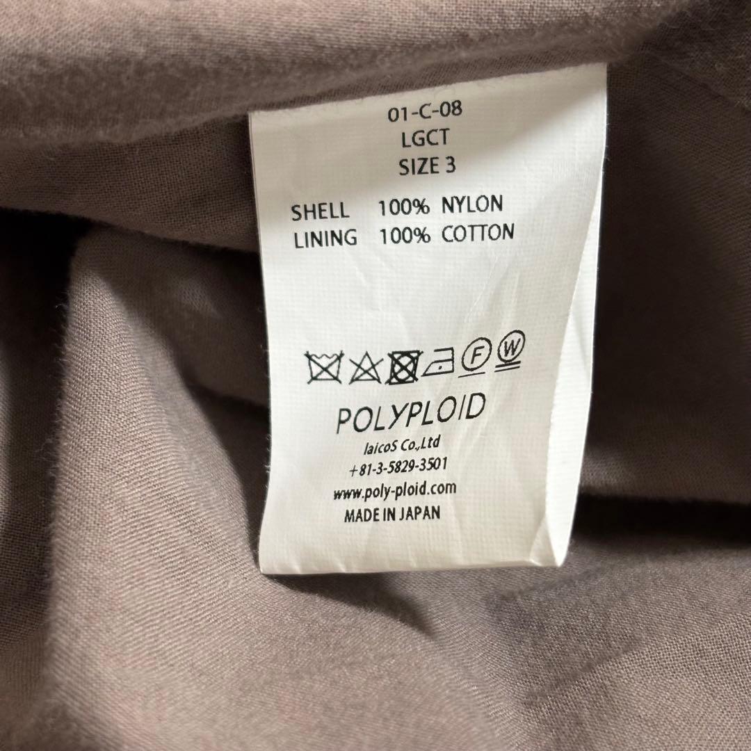 【良品】POLYPLOID ポリプロイド 11-C-04 LONG COAT C