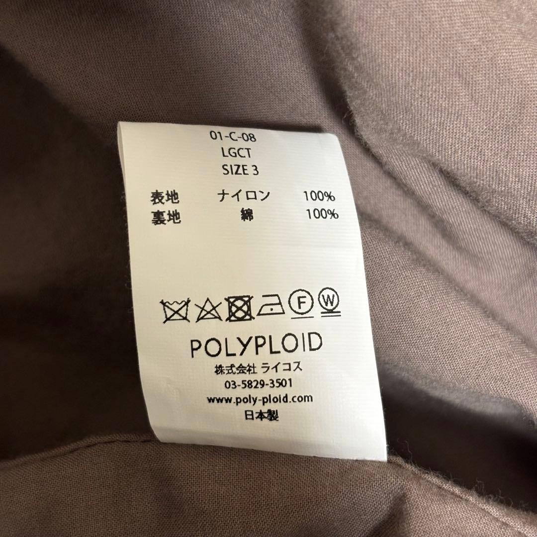 【良品】POLYPLOID ポリプロイド 11-C-04 LONG COAT C