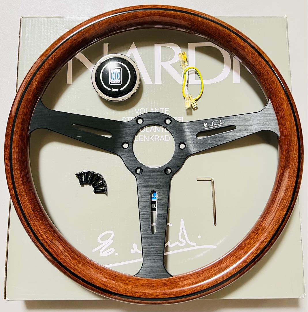 【大特価セール】NARDI ナルディクラシック ウッドステアリング 14インチ②