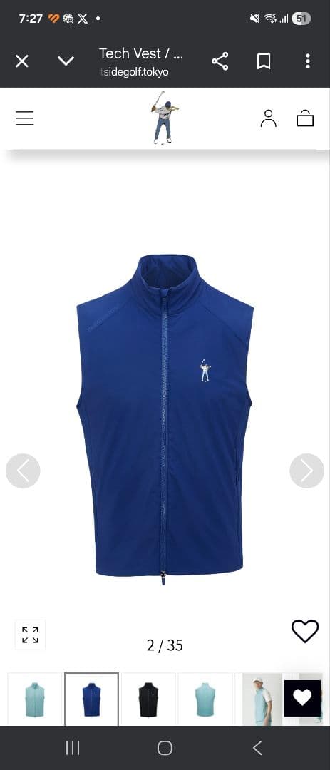 メンズウェア Eastside Golf Tech Vest