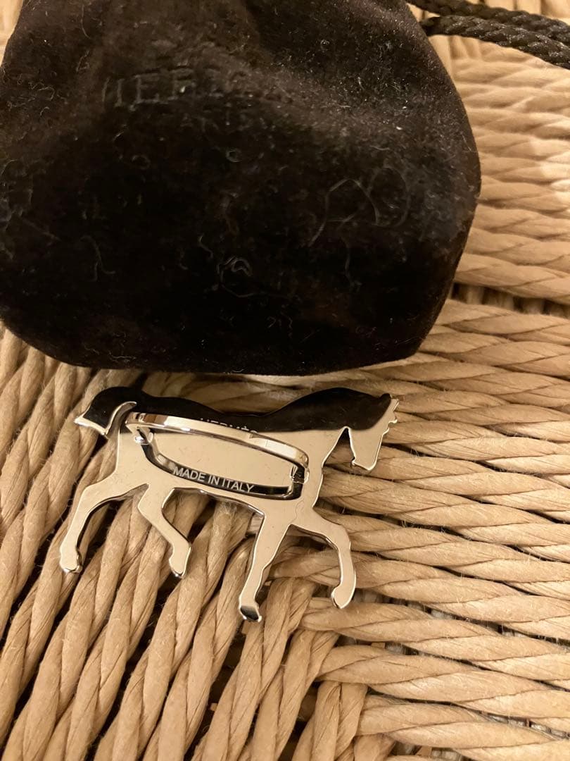 M*u様 エルメス　スカーフ70リング 《馬着を着た馬》