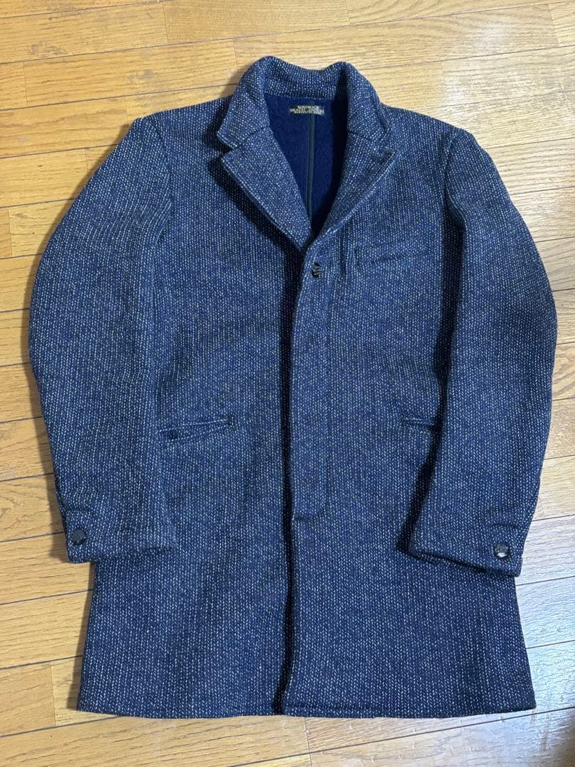 BROWN'S BEACH JACKET ネイビー チェスターコート