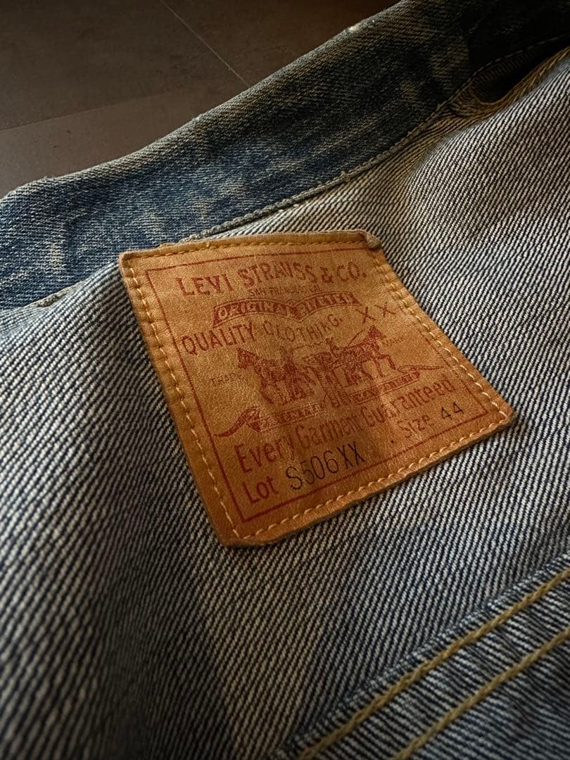 年末最後の超格安 Levi's S506XX デニムジャケット 44 バレンシア