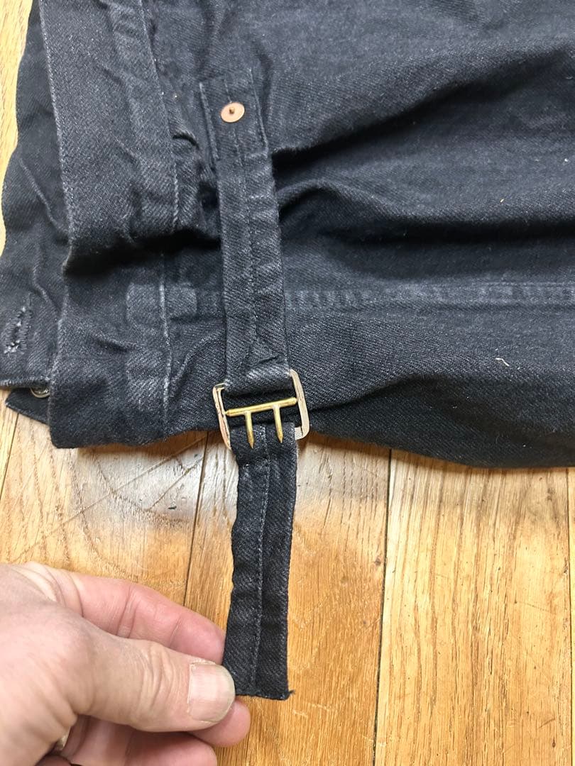 TCB ジーンズS40's デニムジャケット　BK ブラック　大戦　44