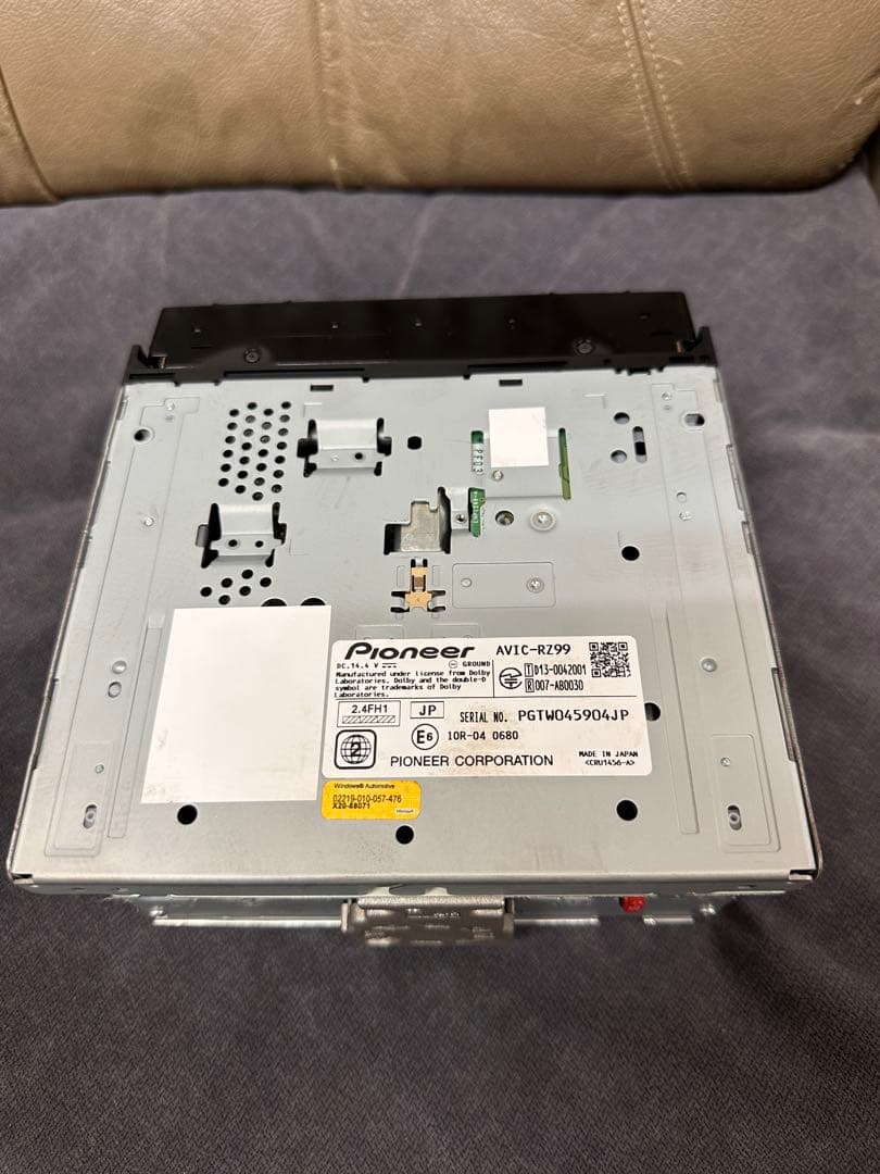 パイオニア　カーナビ　AVIC-RZ99 地図データ : 2025年