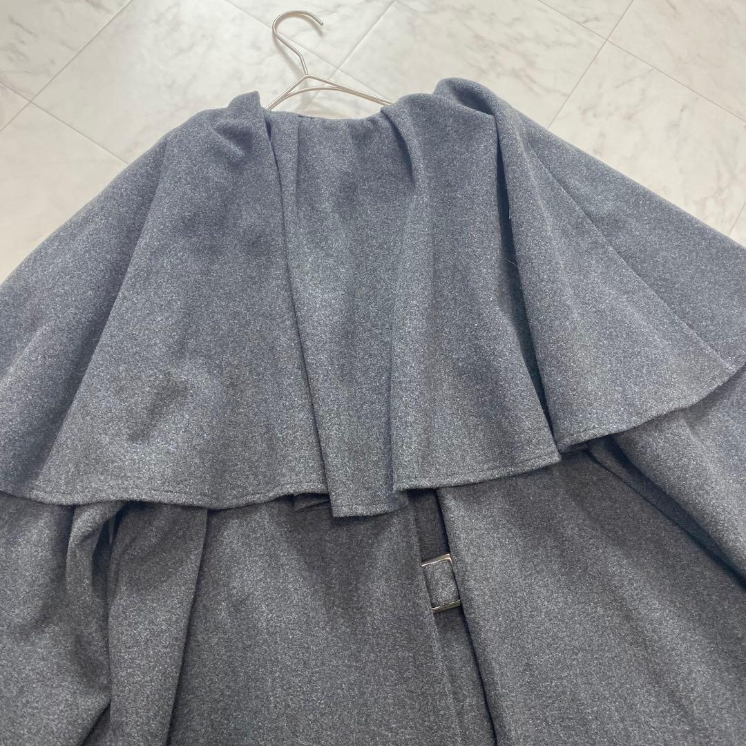 美品✨ナチュラルクチュールosonoマルチWAYケープフリルコート　グレー
