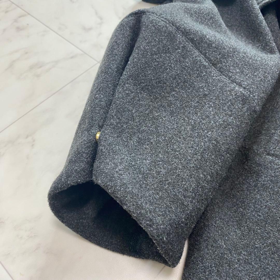 美品✨ナチュラルクチュールosonoマルチWAYケープフリルコート　グレー