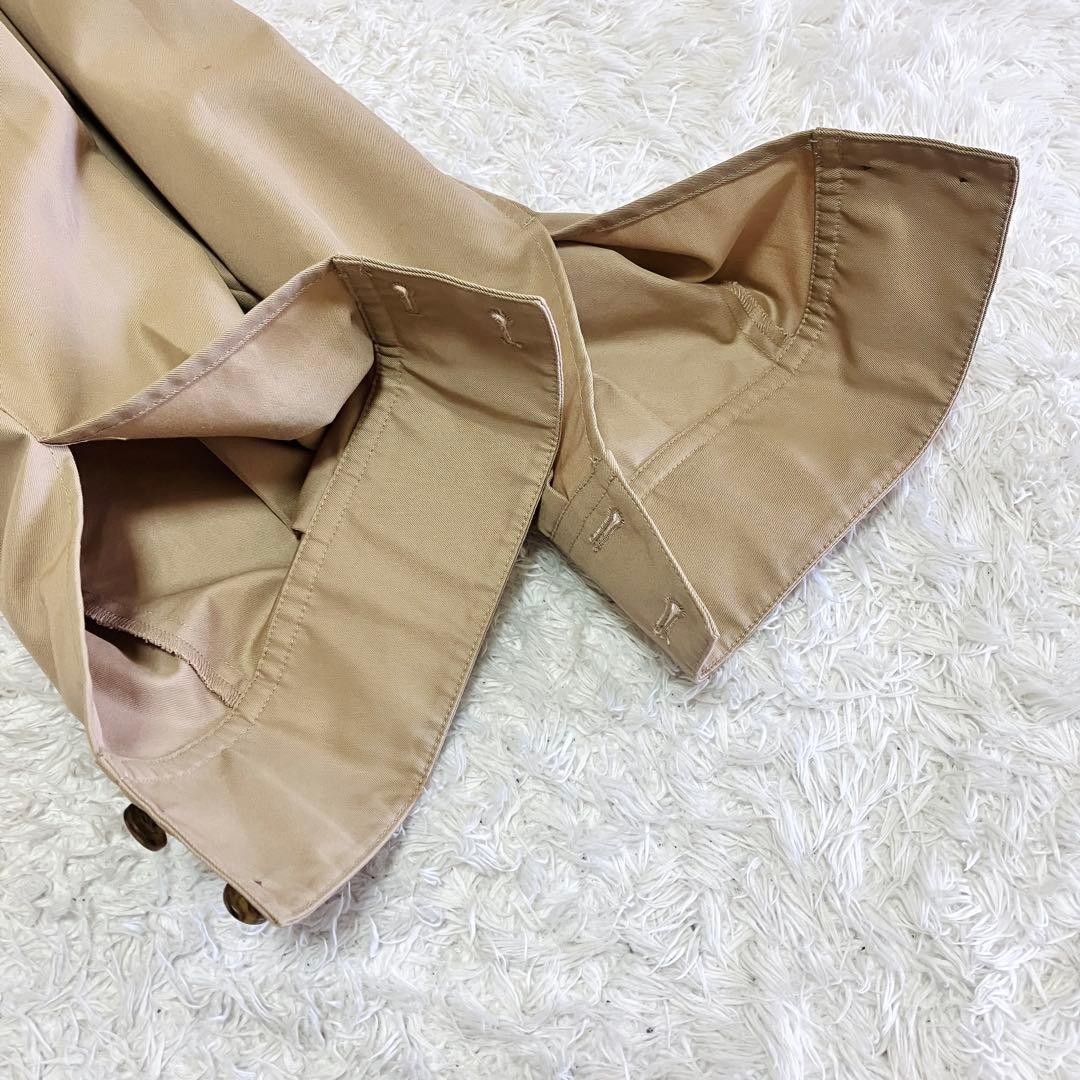 極美品 PLST 現行 リラクシーショートトレンチコート ベージュ S