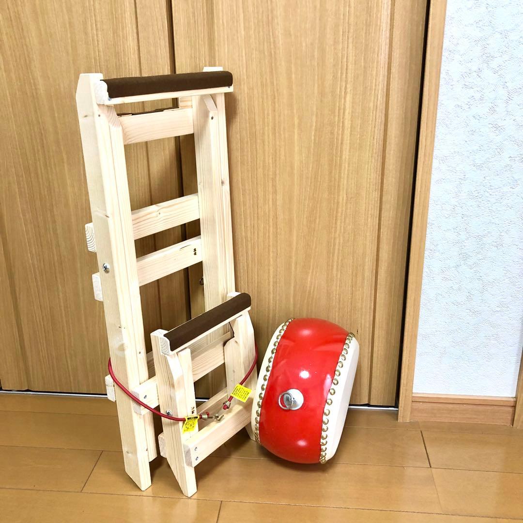 太鼓台　(キッズ和太鼓用)立奏台と座台のセット