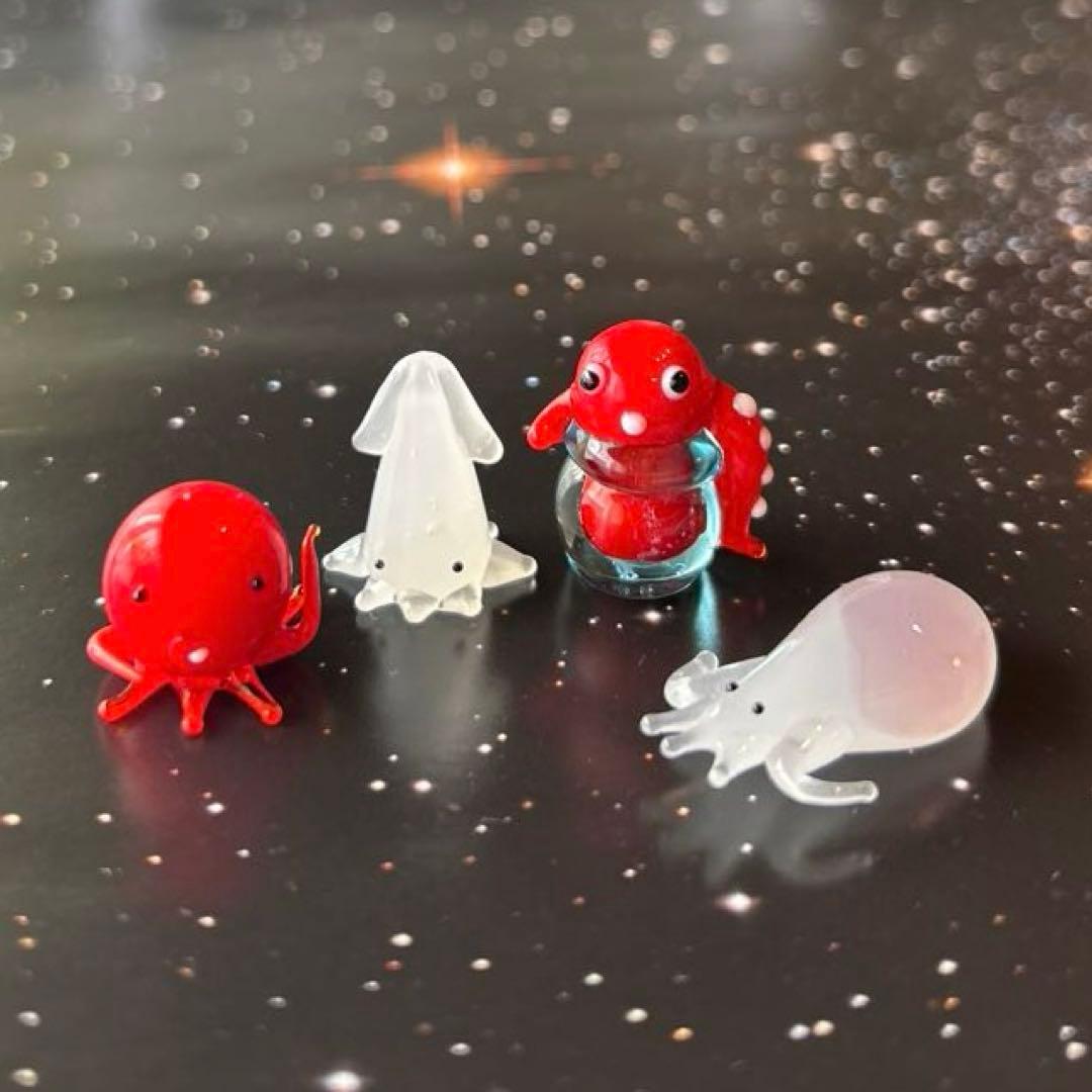イカガラス細工ミニチュア