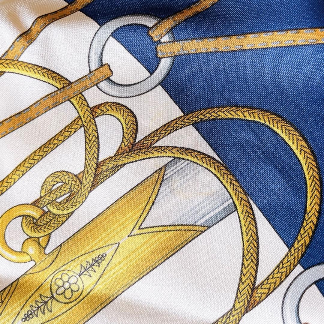 エルメス カレ90　CLIQUETIS クリケティス スカーフ シルク100%