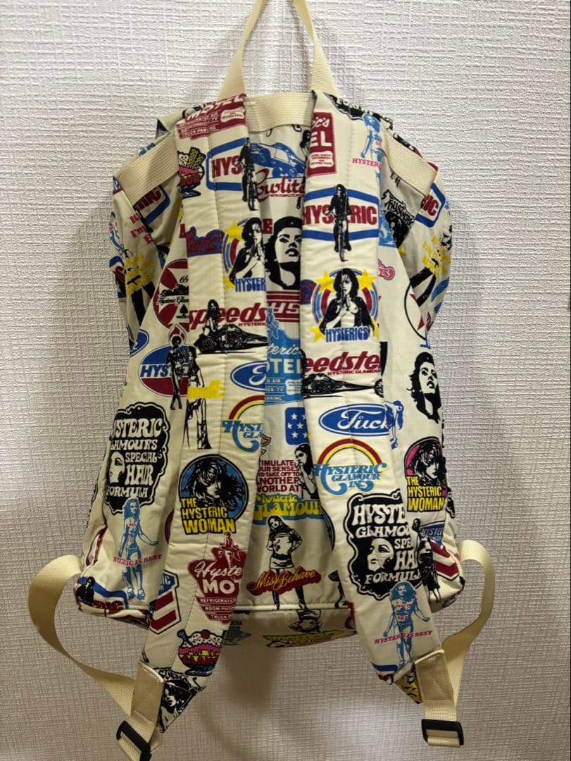 《ビンテージ品》ヒステリックグラマー　グラフィックプリントリュック