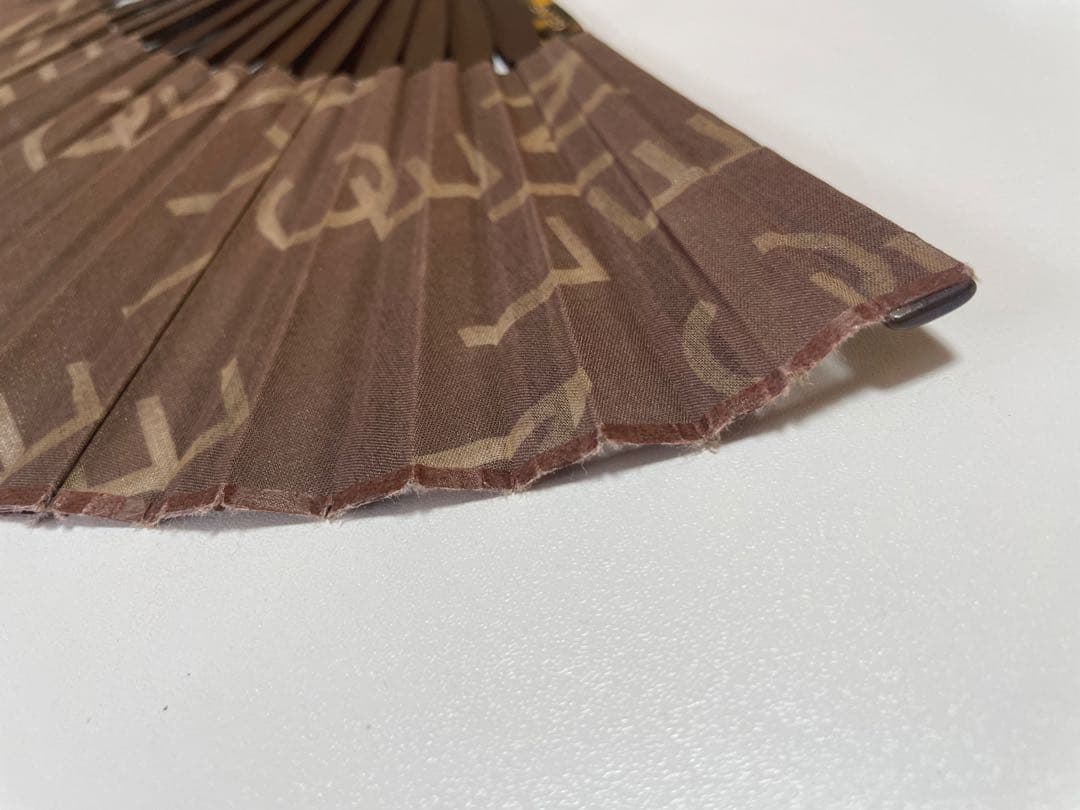 CELINE セリーヌ ブラウン 扇子