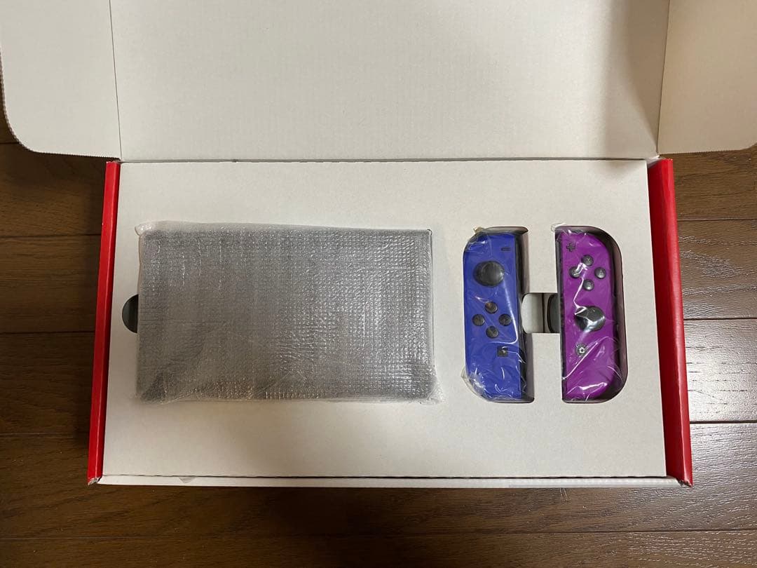 【美品】Nintendo Switch 本体(青/紫) バッテリー拡張モデル