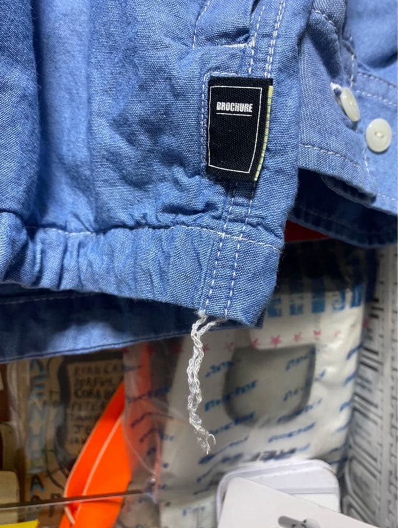 美品 BROCHURE ALWAYTH シャンブレーシャツ SSZ AH - メルカリ