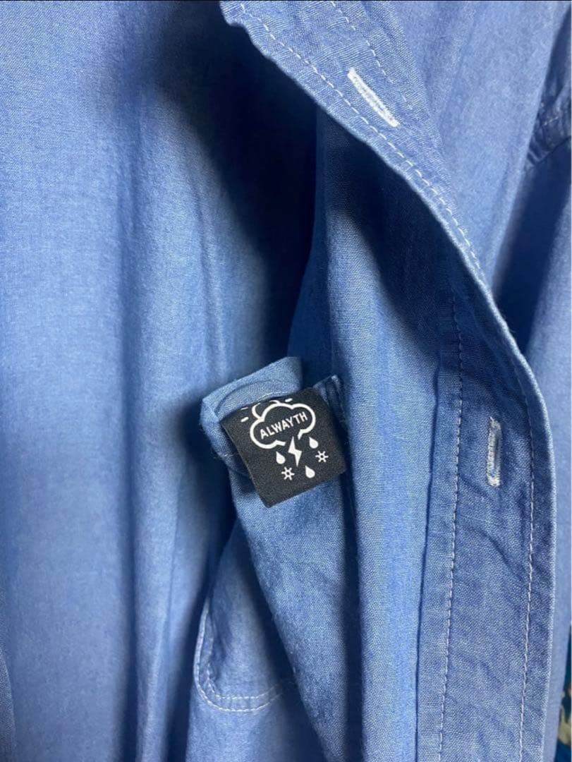 美品 BROCHURE ALWAYTH シャンブレーシャツ SSZ AH - メルカリ