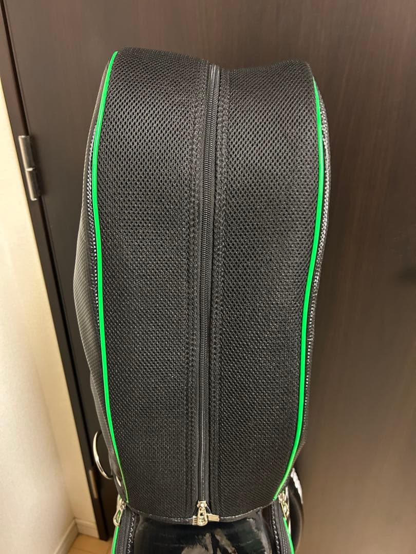 【週末特価最終日】le coq sportifキャディバッグ ブラック・グリーン