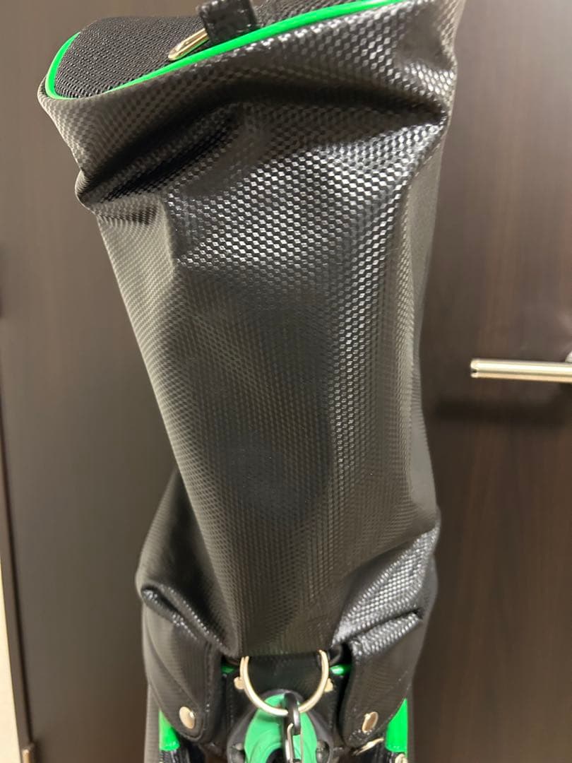 【週末特価最終日】le coq sportifキャディバッグ ブラック・グリーン