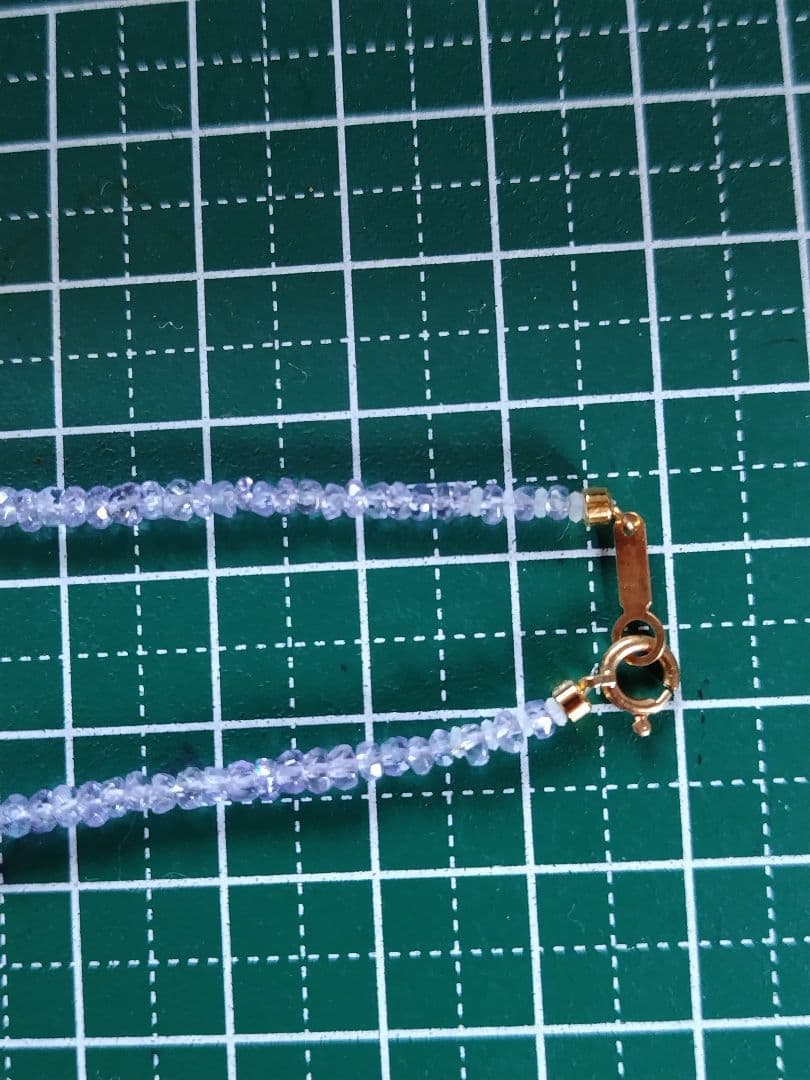 【鑑別書】K18 タンザナイト　ネックレス