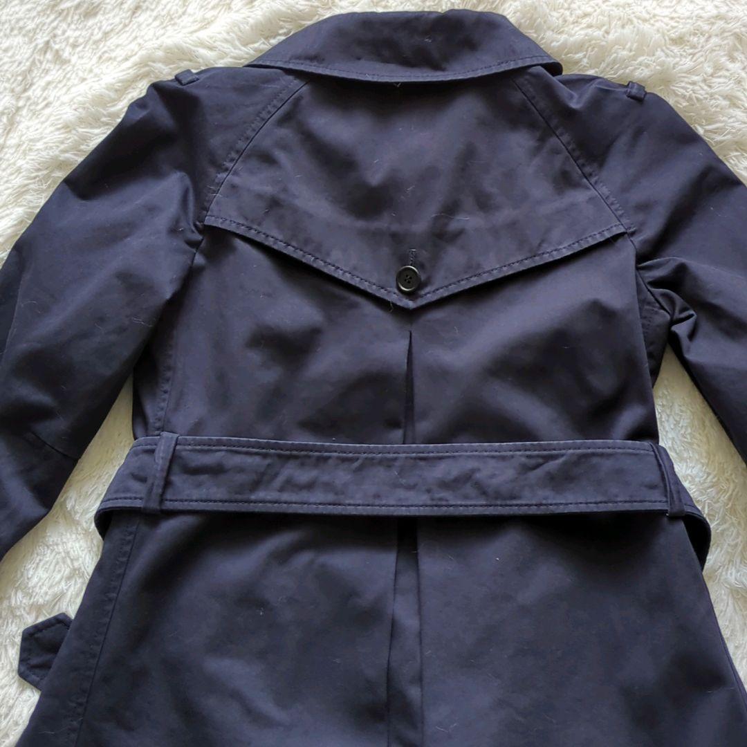 Miu Miu （ミュウミュウ）トレンチコート サイズ38　ネイビー　ベルト付