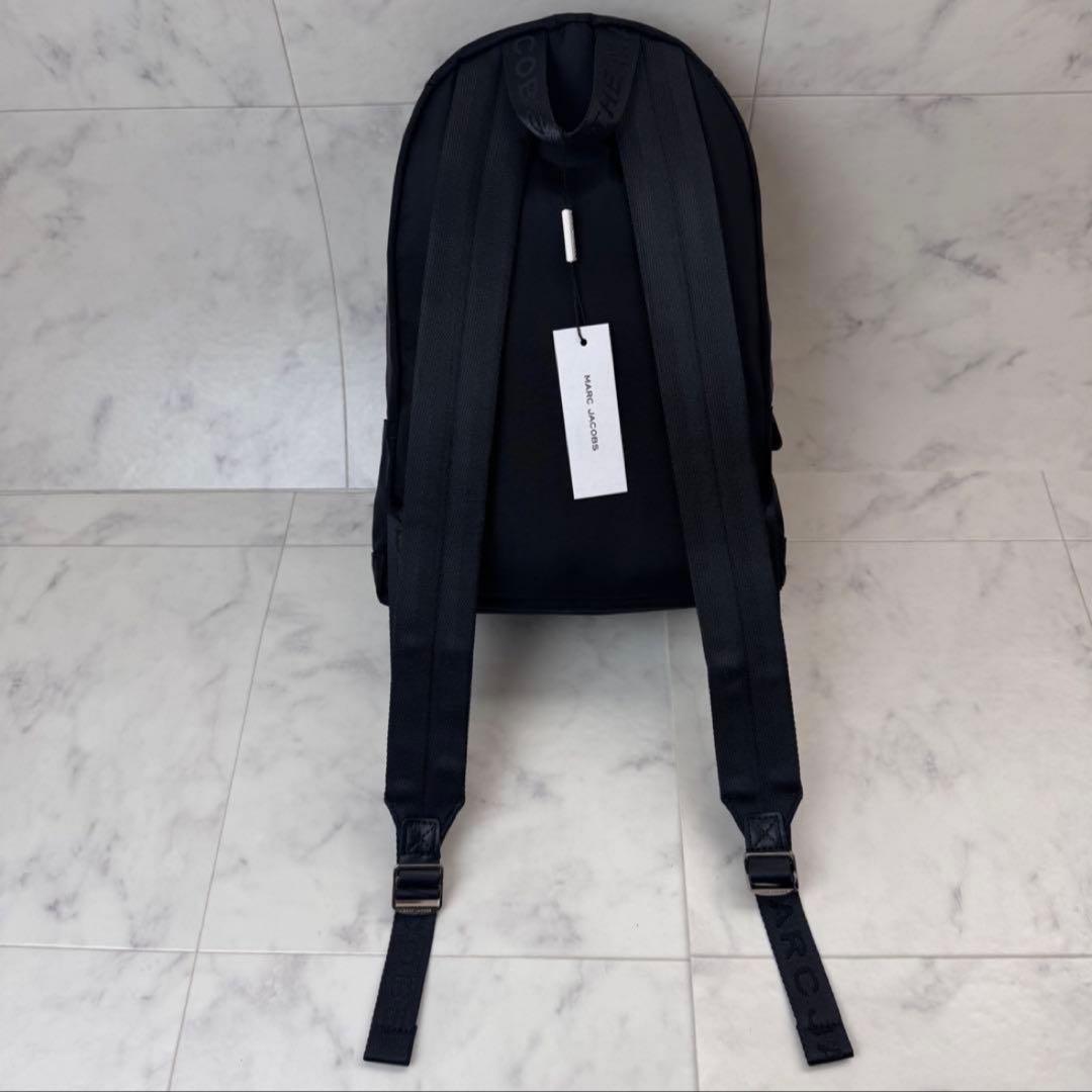 新品タグ付　MARC JACOBS ザ　バックパック　ナイロン　レザー　黒