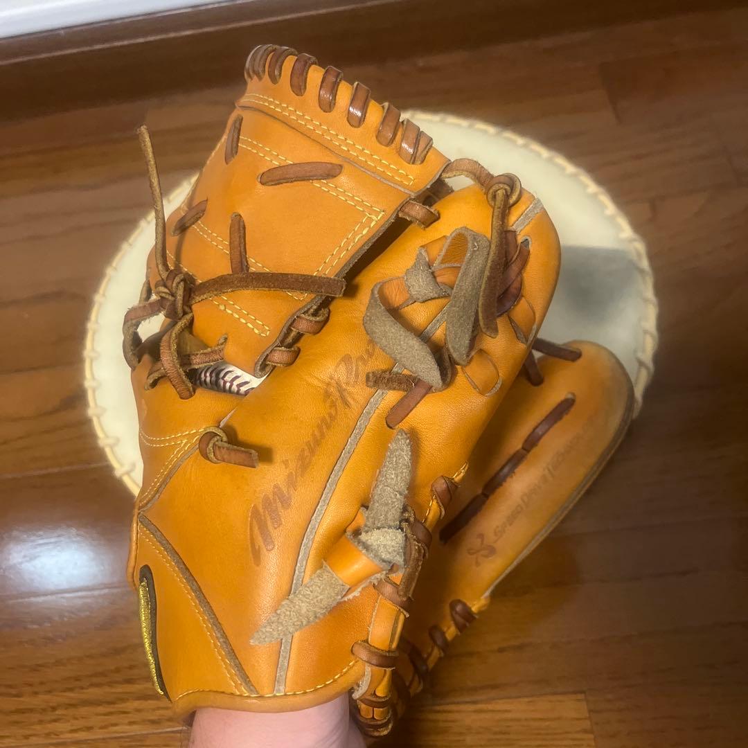 tagh　型抜群　即戦力　ミズノプロ　硬式　内野　グローブ