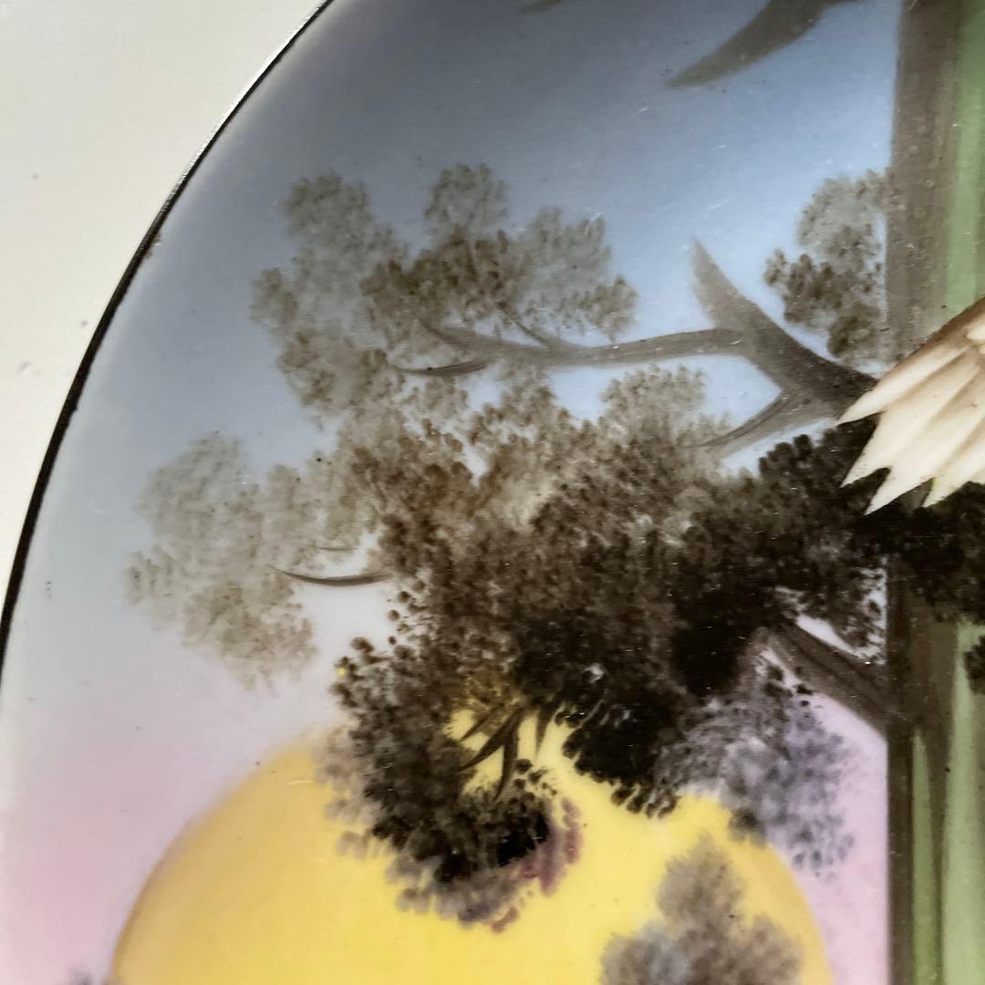 森の賢者フクロウ・1911年・米国輸出・22cm◇オールドノリタケ