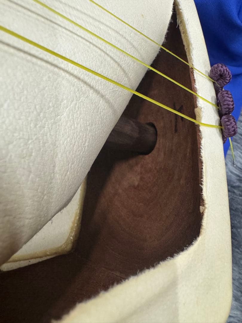 お稽古　 紅木　地歌　津軽三味線　ケースつき