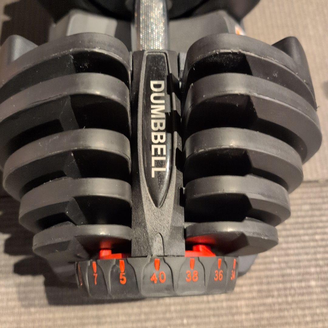 あかまる　DUMBBELL 可変式ダンベル 40kg 置台付①