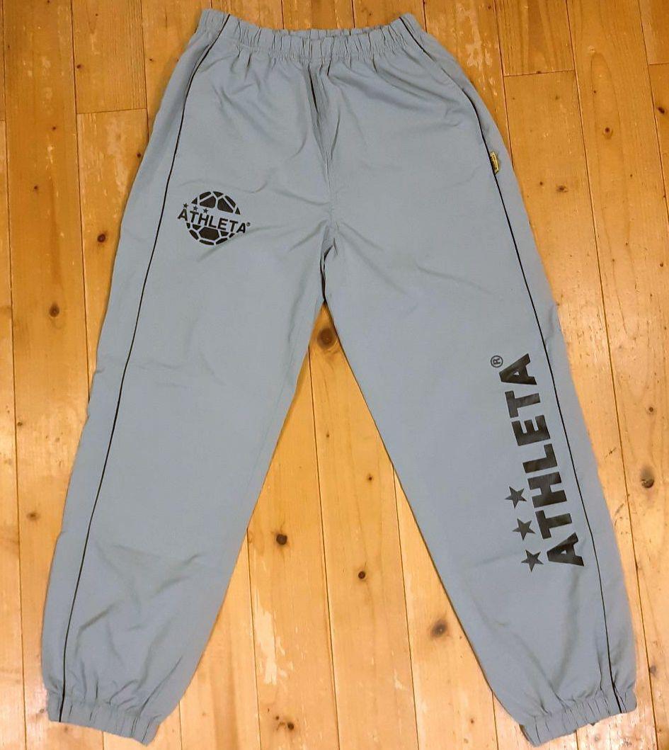 美品 ATHLETA アスレタ ピステ上下 セットアップ グレー フットサル
