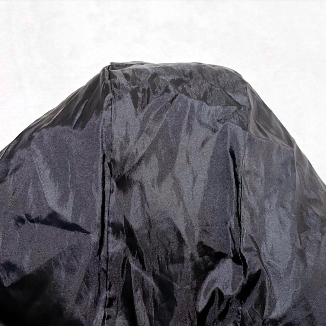 【美品】AVIREX ダウンジャケット ファー 肉厚 光沢 ブラック黒 L