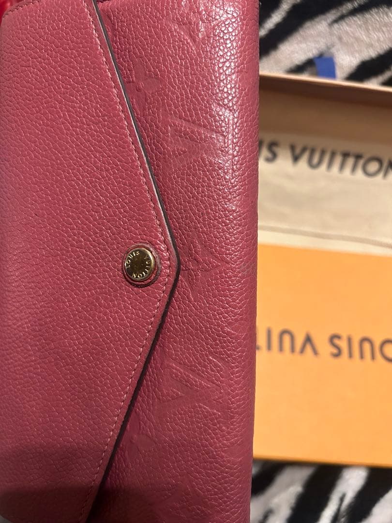 【正規品】【ルイヴィトン】 長財布 ショッパー付き