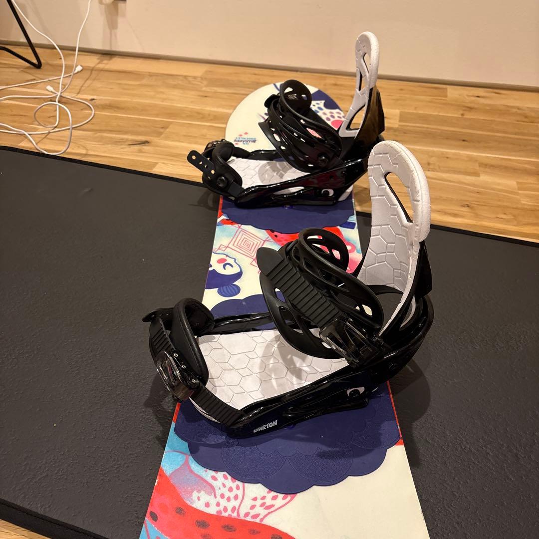 Burton Chicklet 115cm スノーボード ビンディング付き