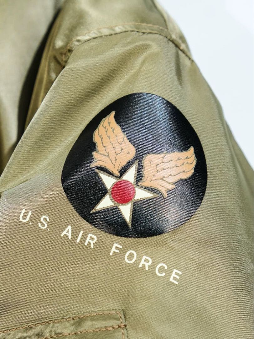 42XLサイズB-15B 初期型復刻ムートン襟高密度ナイロン ウールリブ