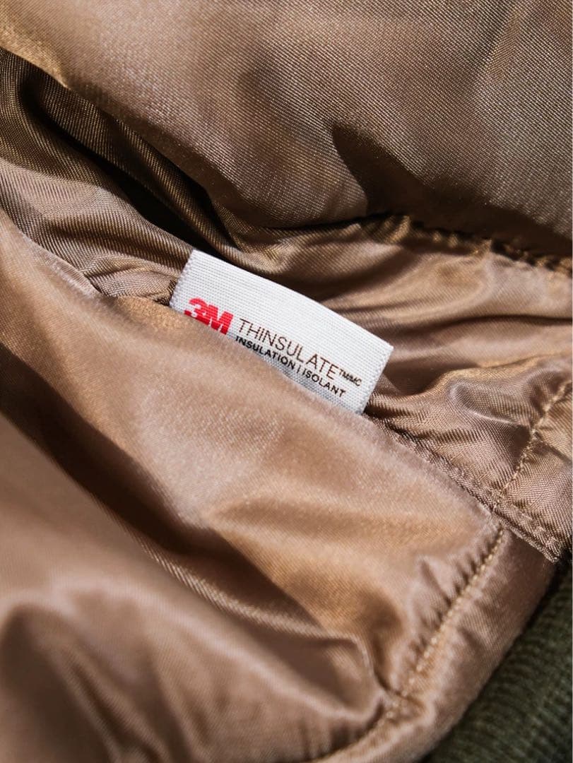 42XLサイズB-15B 初期型復刻ムートン襟高密度ナイロン ウールリブ