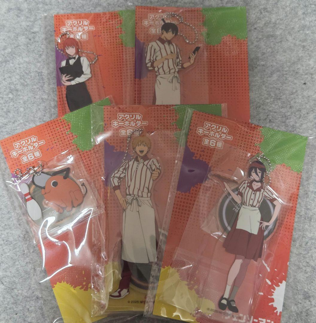 ラウンドワン限定 チェンソーマン アクリルキーホルダー 5種 - メルカリ