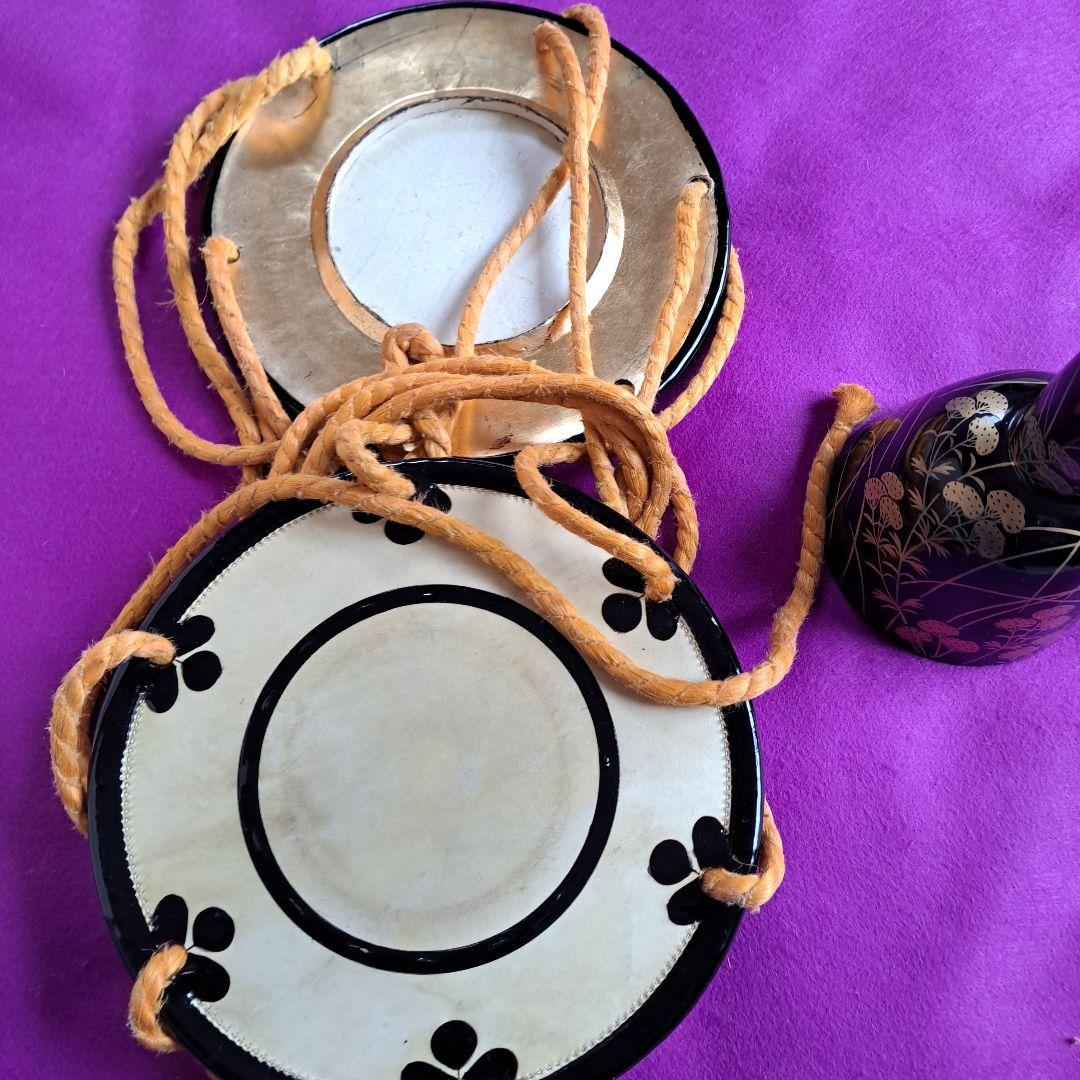 和楽器 小鼓 アンティーク 和楽器 小鼓 アンティーク ビンテージ 年代