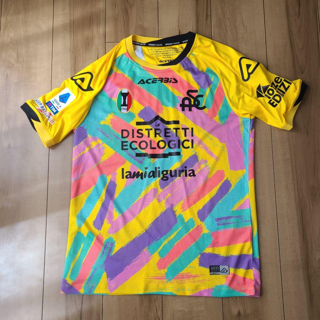 選手支給品サイン入り 2022/23 スペツィア ベック リーグ戦用サード2