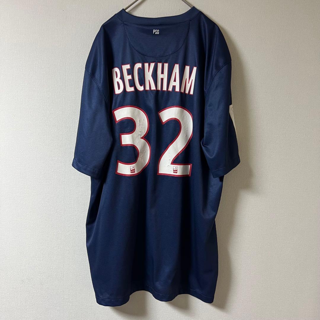 NIKE/PSG パリサンジェルマン ベッカム ユニフォーム/XL/ネイビー
