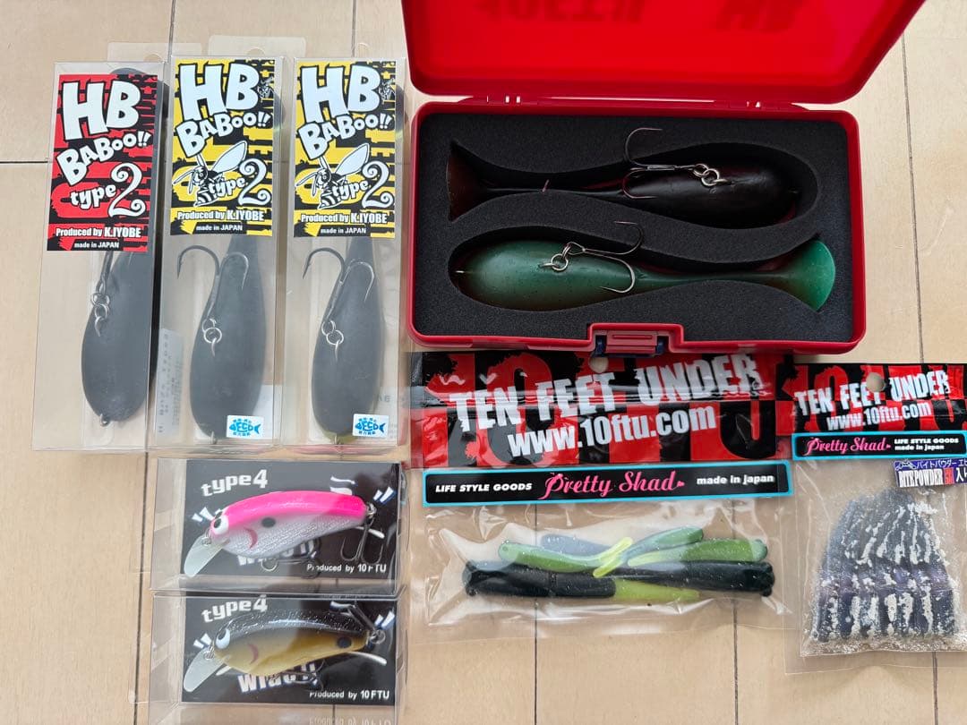 10 TEN FEET UNDER & シマノ ルアーセット