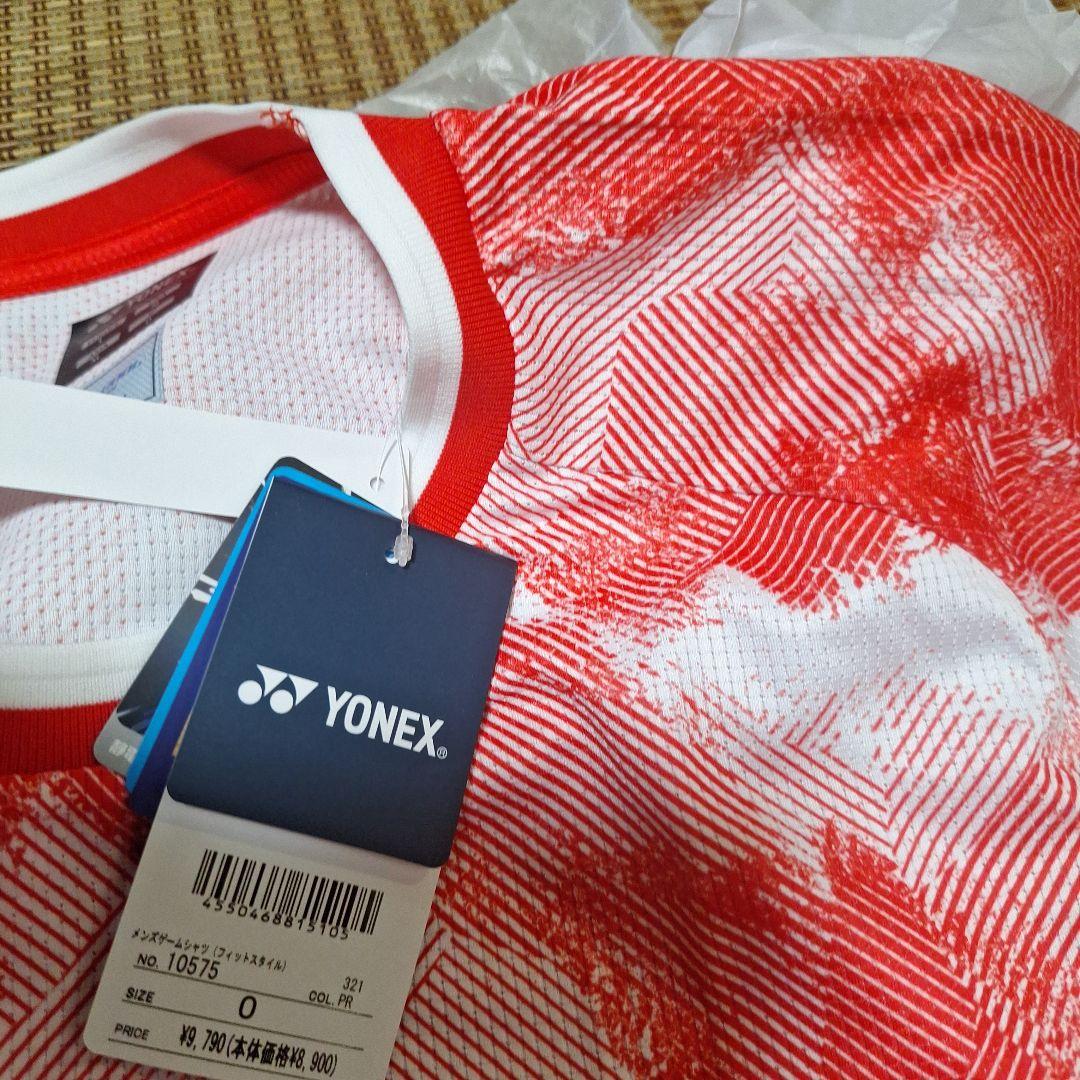 新品未使用YONEX ビアクセルセンモデル ゲームシャツ レッド - メルカリ