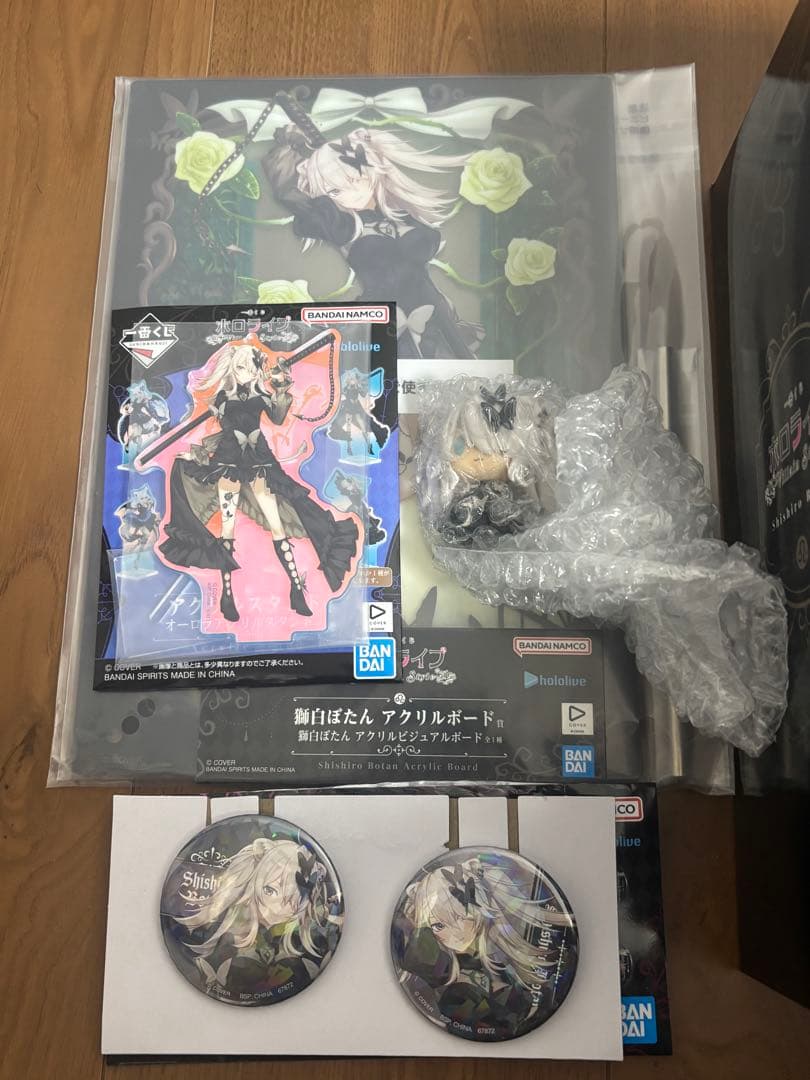 一番くじ ホロライブ villain style 獅白ぼたん フィギュア　セット