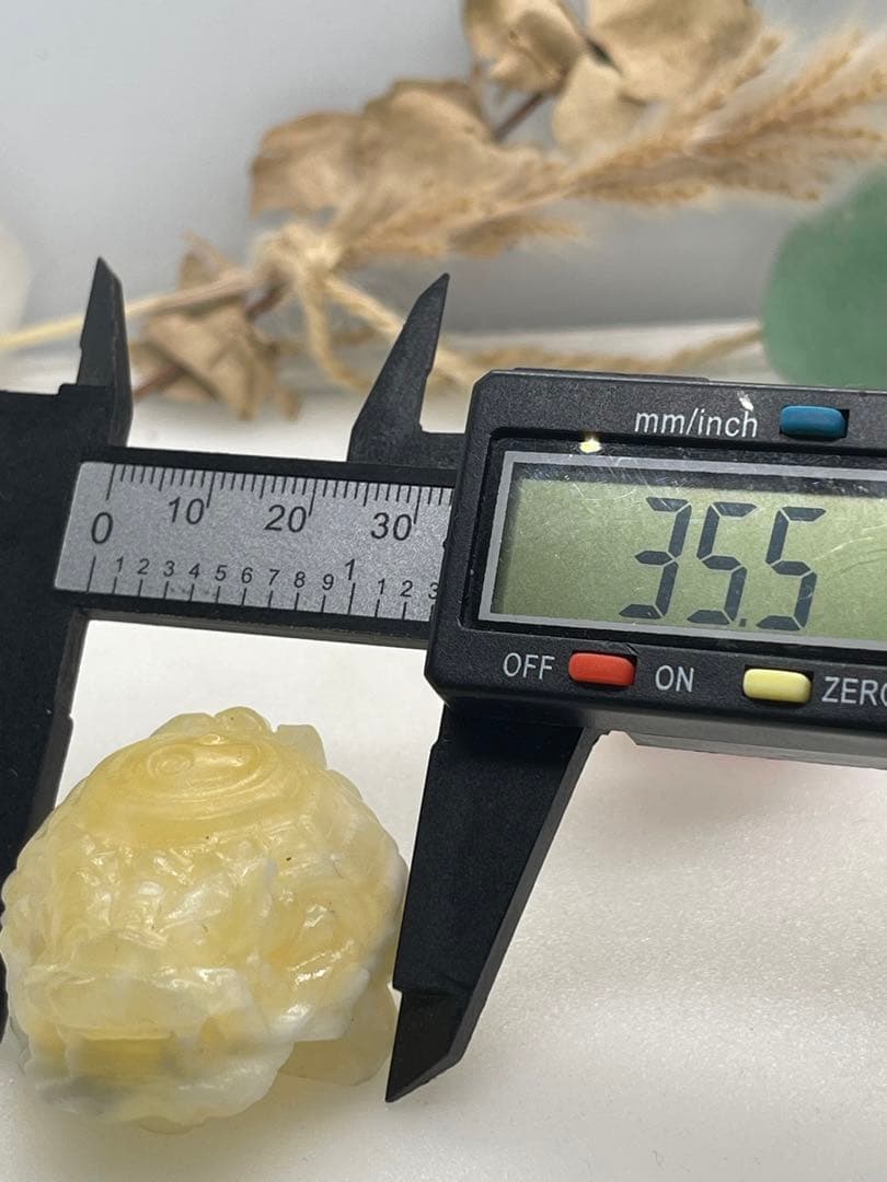 ポンポン様9【2014】陰陽乗せ龍亀 カルサイト