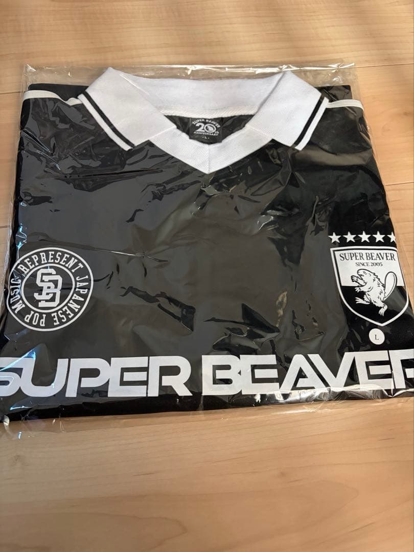 【新品未開封】SUPER BEAVER サッカーシャツ ブラック Lサイズ
