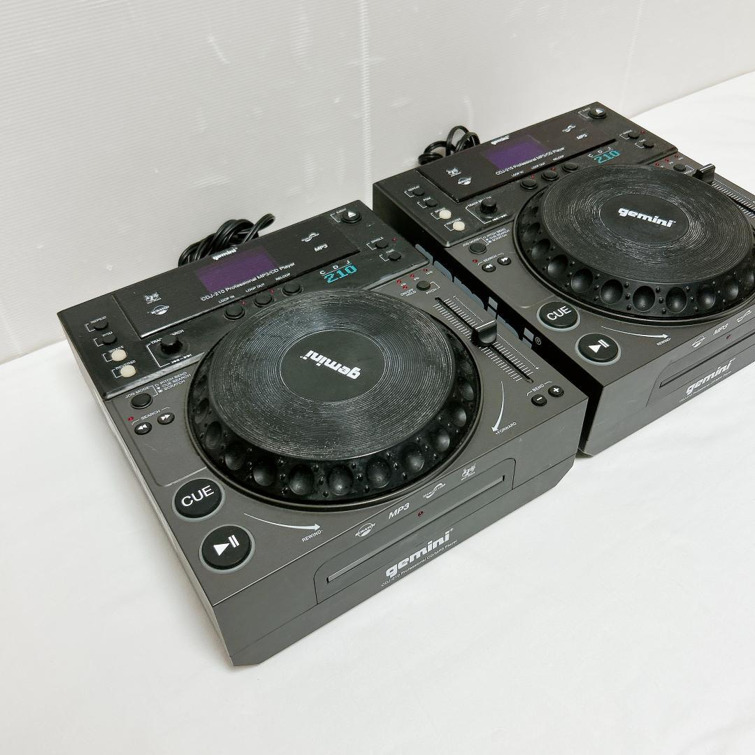 美品 Gemini ジェミニ CDJセット ペア2台 CDJ-210 動作済 - メルカリ
