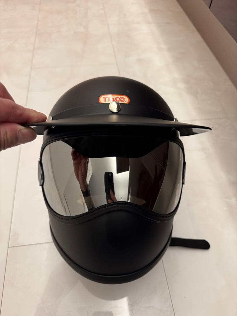 TT&CO. トゥーカッター　マットブラック　フルフェイス　PSマーク