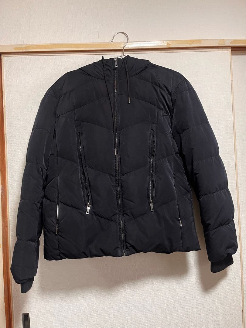 JACK & JONES ブラック ダウンジャケット Lサイズ メンズ