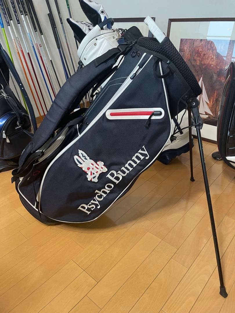 Psycho Bunny スタンド付きキャディバッグ