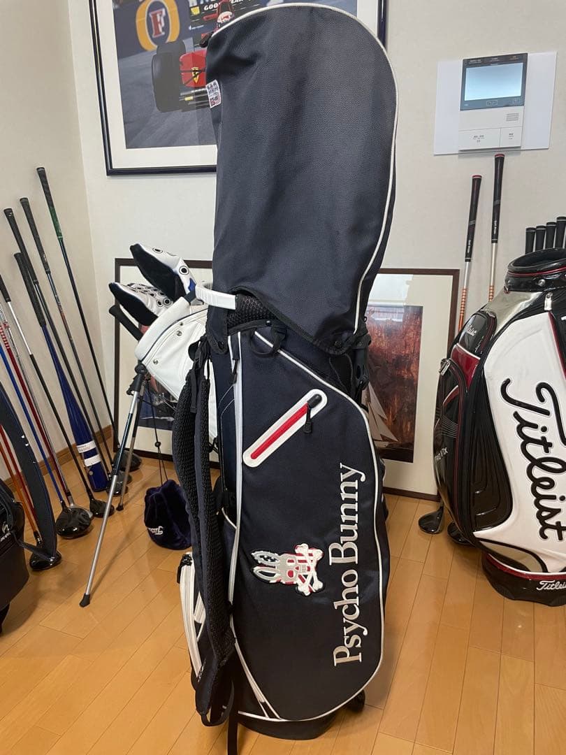 Psycho Bunny スタンド付きキャディバッグ