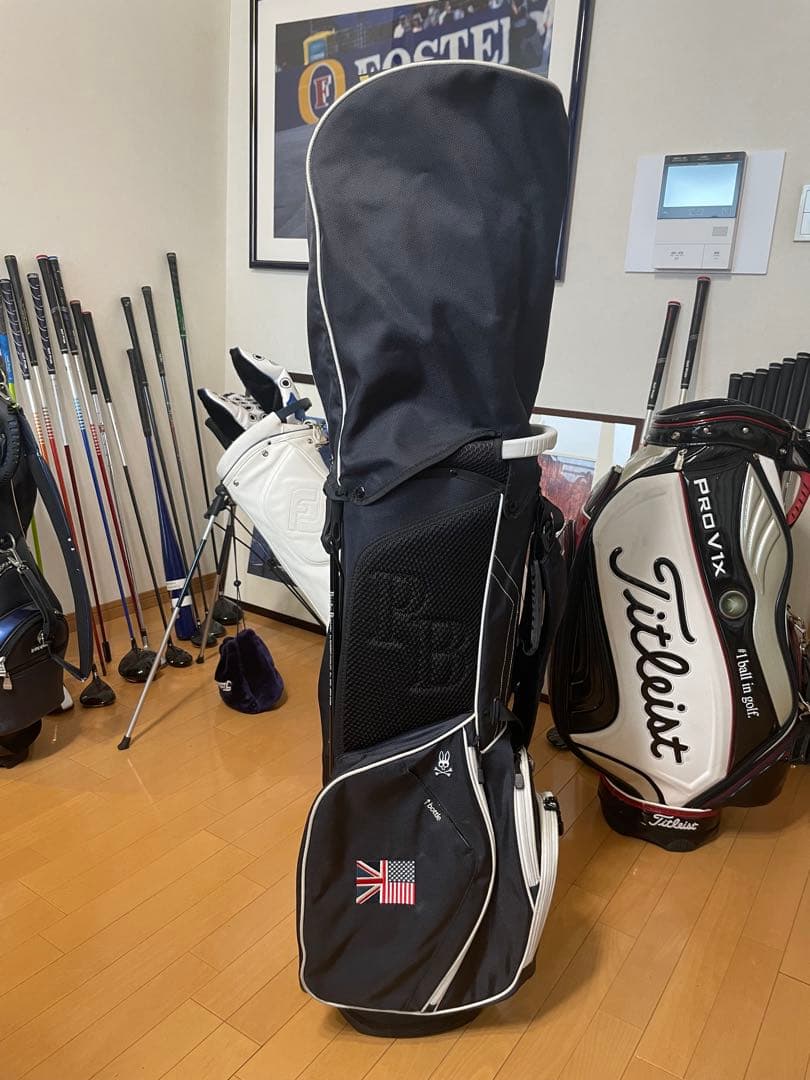 Psycho Bunny スタンド付きキャディバッグ